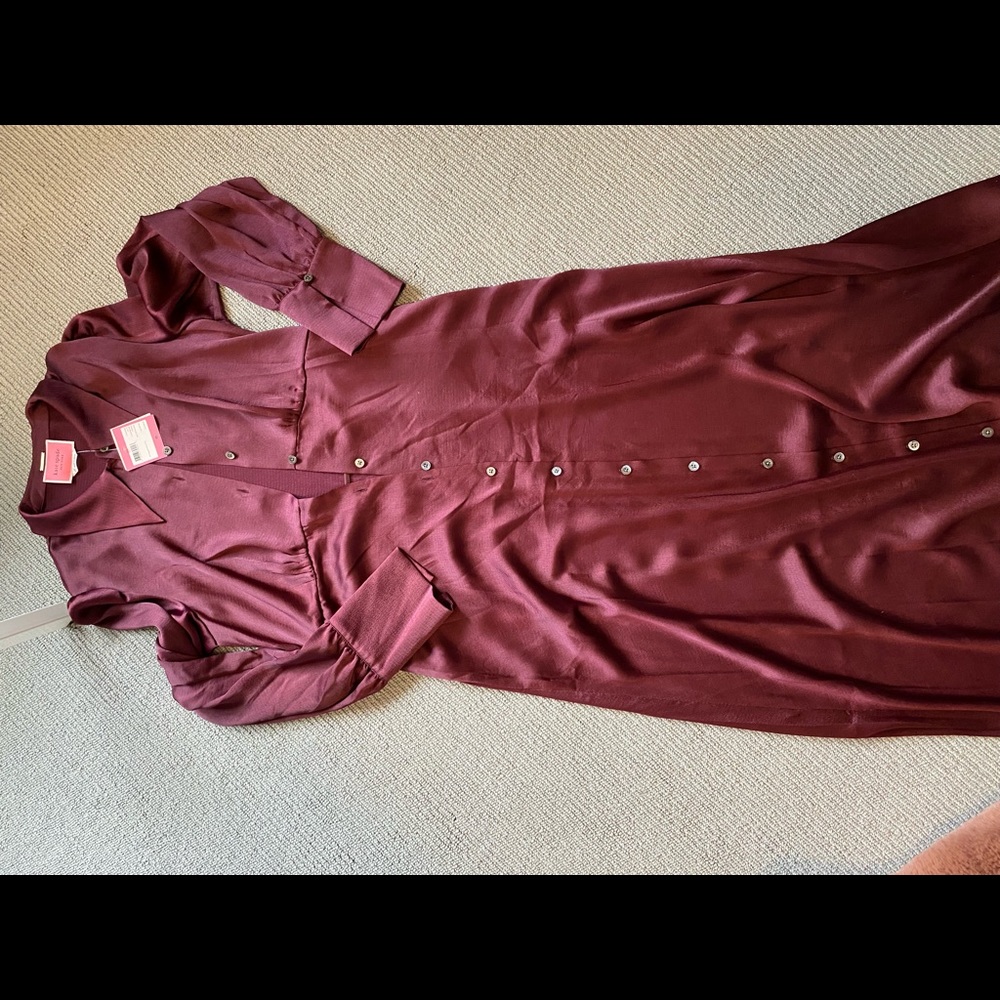 Kate Spade silk maxi dress.
